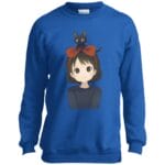 Kiki and Jiji Fanart Sweatshirt for Kid Ghibli Store ghibli.store