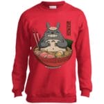 Totoro in the Ramen Bowl Sweatshirt for Kid Ghibli Store ghibli.store