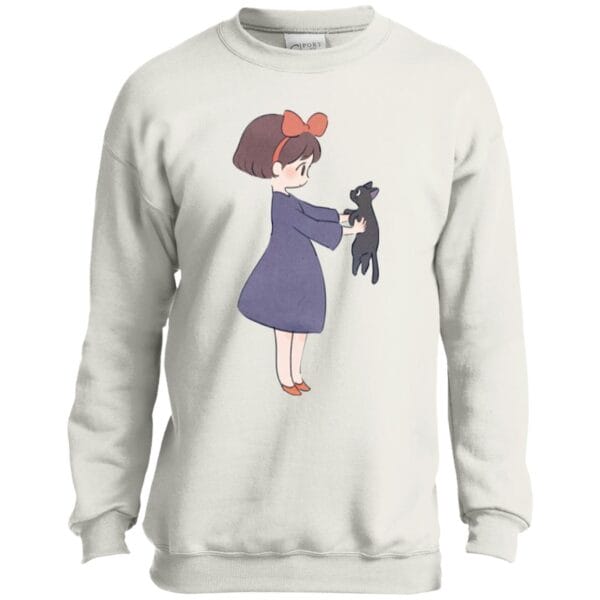 Kiki Hugging Jiji Sweatshirt for Kid Ghibli Store ghibli.store
