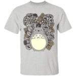 Totoro and Flowers Fanart T Shirt for Kid Ghibli Store ghibli.store