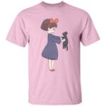 Kiki Hugging Jiji T Shirt for Kid Ghibli Store ghibli.store