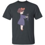 Kiki Hugging Jiji T Shirt for Kid Ghibli Store ghibli.store