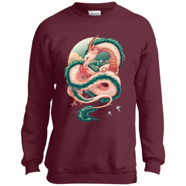 Spirited Away Haku Dragon Fanart Sweatshirt for Kid Ghibli Store ghibli.store