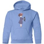 Kiki Hugging Jiji Hoodie for Kid Ghibli Store ghibli.store