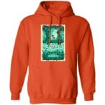 Mononoke Hime and The Shishigami Poster Hoodie Ghibli Store ghibli.store