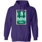 Mononoke Hime and The Shishigami Poster Hoodie Ghibli Store ghibli.store