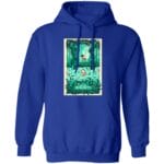 Mononoke Hime and The Shishigami Poster Hoodie Ghibli Store ghibli.store