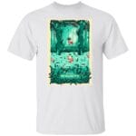 Mononoke Hime and The Shishigami Poster T Shirt Ghibli Store ghibli.store