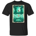 Mononoke Hime and The Shishigami Poster T Shirt Ghibli Store ghibli.store