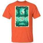 Mononoke Hime and The Shishigami Poster T Shirt Ghibli Store ghibli.store