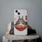 Totoro in the Ramen Bowl iPhone Cases Ghibli Store ghibli.store