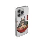 Totoro in the Ramen Bowl iPhone Cases Ghibli Store ghibli.store