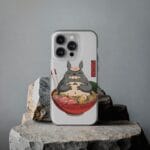 Totoro in the Ramen Bowl iPhone Cases Ghibli Store ghibli.store