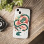 Spirited Away Haku Dragon Fanart iPhone Cases Ghibli Store ghibli.store