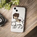 Princess Mononoke and the Wolf Chibi iPhone Cases Ghibli Store ghibli.store