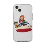 Ponyo and Sosuke on the Boat iPhone Cases Ghibli Store ghibli.store