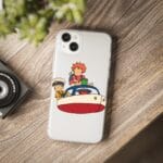 Ponyo and Sosuke on the Boat iPhone Cases Ghibli Store ghibli.store