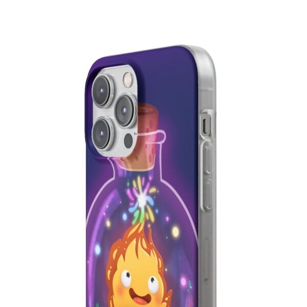 How’s Moving Castle – Calcifer in the Bottle iPhone Cases Ghibli Store ghibli.store