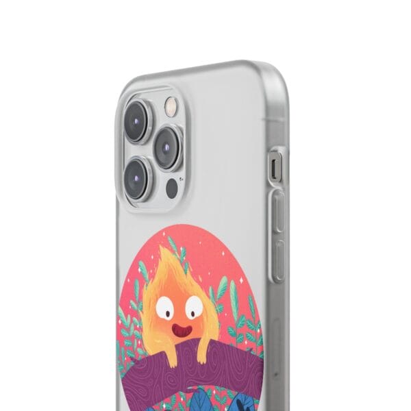 How’s Moving Castle – Calcifer Fanart iPhone Cases Ghibli Store ghibli.store