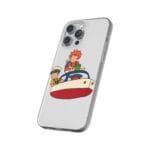 Ponyo and Sosuke on the Boat iPhone Cases Ghibli Store ghibli.store