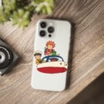 Ponyo and Sosuke on the Boat iPhone Cases Ghibli Store ghibli.store