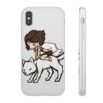 Princess Mononoke and the Wolf Chibi iPhone Cases Ghibli Store ghibli.store