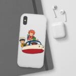 Ponyo and Sosuke on the Boat iPhone Cases Ghibli Store ghibli.store