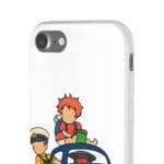 Ponyo and Sosuke on the Boat iPhone Cases Ghibli Store ghibli.store