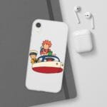 Ponyo and Sosuke on the Boat iPhone Cases Ghibli Store ghibli.store