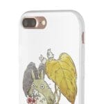 Mini Totoro and the Leaves iPhone Cases Ghibli Store ghibli.store