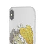 Mini Totoro and the Leaves iPhone Cases Ghibli Store ghibli.store