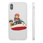 Ponyo and Sosuke on the Boat iPhone Cases Ghibli Store ghibli.store