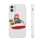 Ponyo and Sosuke on the Boat iPhone Cases Ghibli Store ghibli.store