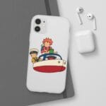 Ponyo and Sosuke on the Boat iPhone Cases Ghibli Store ghibli.store