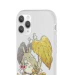 Mini Totoro and the Leaves iPhone Cases Ghibli Store ghibli.store