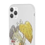 Mini Totoro and the Leaves iPhone Cases Ghibli Store ghibli.store