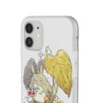 Mini Totoro and the Leaves iPhone Cases Ghibli Store ghibli.store