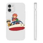 Ponyo and Sosuke on the Boat iPhone Cases Ghibli Store ghibli.store