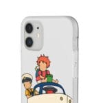 Ponyo and Sosuke on the Boat iPhone Cases Ghibli Store ghibli.store