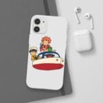 Ponyo and Sosuke on the Boat iPhone Cases Ghibli Store ghibli.store