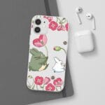 The Mini Totoro and Flowers iPhone Cases Ghibli Store ghibli.store