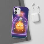 How’s Moving Castle – Calcifer in the Bottle iPhone Cases Ghibli Store ghibli.store