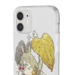 Mini Totoro and the Leaves iPhone Cases Ghibli Store ghibli.store