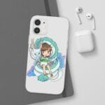 Spirited Away Chihiro and The Dragon Chibi iPhone Cases Ghibli Store ghibli.store