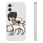 Princess Mononoke and the Wolf Chibi iPhone Cases Ghibli Store ghibli.store