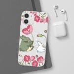 The Mini Totoro and Flowers iPhone Cases Ghibli Store ghibli.store