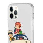 Ponyo and Sosuke on the Boat iPhone Cases Ghibli Store ghibli.store