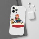 Ponyo and Sosuke on the Boat iPhone Cases Ghibli Store ghibli.store