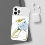 The Boy and The Heron – The Heron Sketch iPhone Cases Ghibli Store ghibli.store