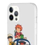 Ponyo and Sosuke on the Boat iPhone Cases Ghibli Store ghibli.store